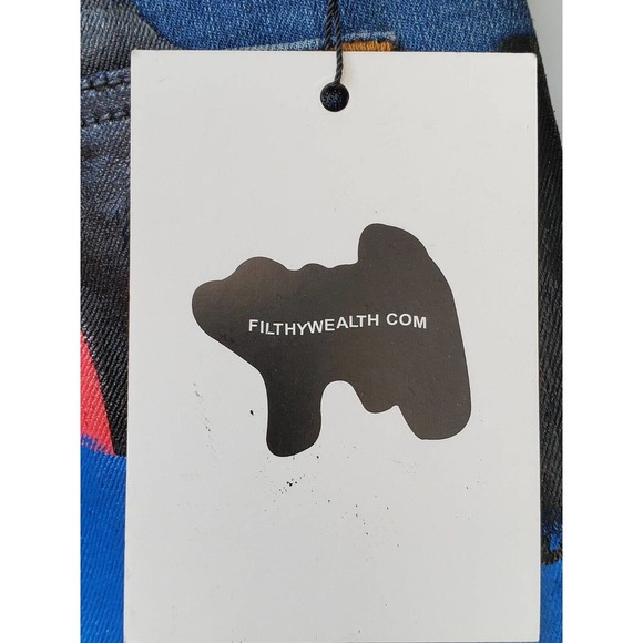 Filthy Wealth Women Blue Denim Cotton Skinny Legs Mid Rise Casual Jeans Size 26 - Picture 8 of 12